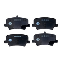 Brake pad set without wear warning 17.3 mm HELLA for e.g....