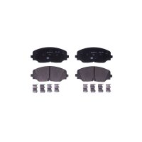 Brake pad set discs with wear warning indicator 19.3 mm...