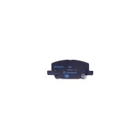 Brake pad set discs with wear warning 19 mm HELLA for...