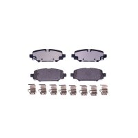 Brake pad set discs with wear warning 19 mm HELLA for...