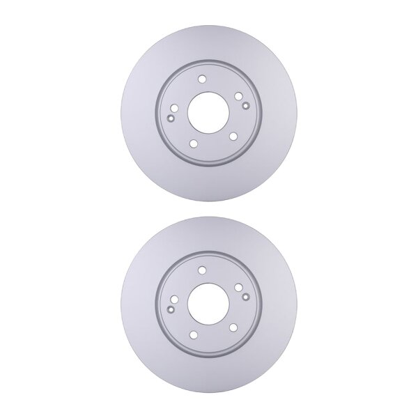 2 Brake Discs internally ventilated Ø 67 mm 26 mm HELLA for SSANGYONG KORANDO