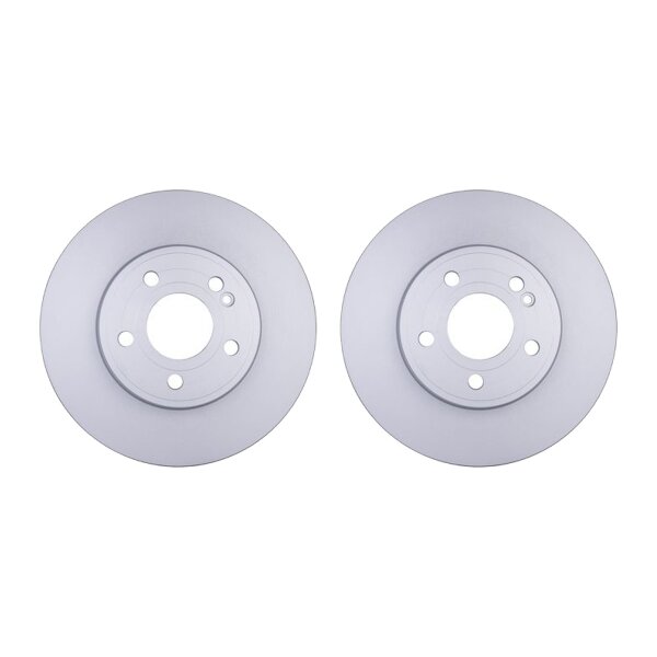 2 Brake Discs internally ventilated Ø 67 mm 24 mm HELLA for e.g. MB B-CLASS