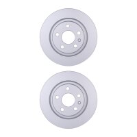 2 Brake Discs full Ø 63,6 mm 12 mm HELLA suitable...