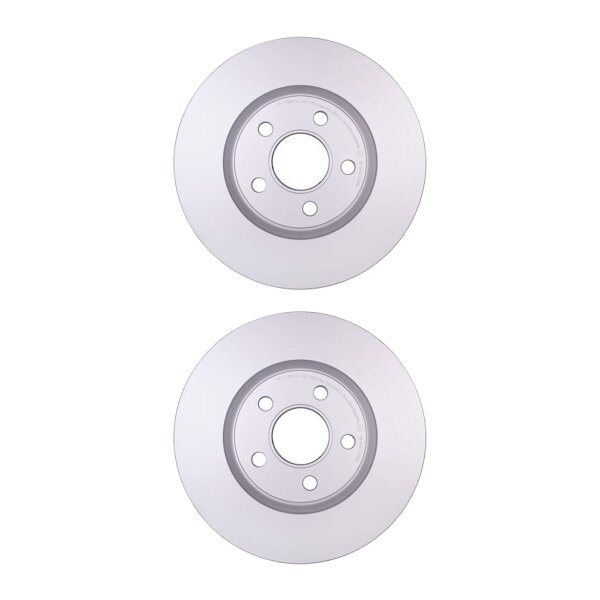 2 Brake Discs internally ventilated Ø 63.5 mm 25 mm HELLA for FORD TRANSIT