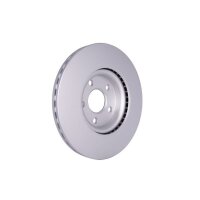 2 Brake Discs internally ventilated Ø 63.5 mm 25 mm HELLA for FORD TRANSIT