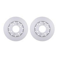 2 Brake Discs full Ø 71.1 mm 10 mm HELLA suitable...