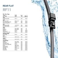 Scheibenwischer Wischblatt Flachbalkenwischblatt hinten RF11 Rear 275mm HELLA