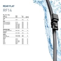 Scheibenwischer Wischblatt Flachbalkenwischblatt hinten RF14 Rear 350mm HELLA