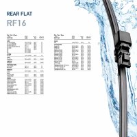Scheibenwischer Wischblatt Flachbalkenwischblatt hinten RF16 Rear 400mm HELLA