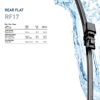 Scheibenwischer Wischblatt Flachbalkenwischblatt hinten RF17 Rear 425mm HELLA