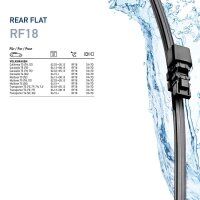 Scheibenwischer Wischblatt Flachbalkenwischblatt hinten RF18 Rear 450mm HELLA