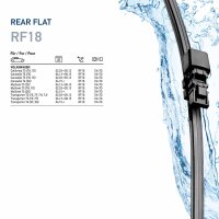 Scheibenwischer Wischblatt Flachbalkenwischblatt hinten RF18 Rear 450mm HELLA