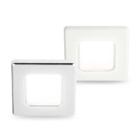 Deckenleuchte quadrat EuroLED75 190lm 5000K Kunststoff...