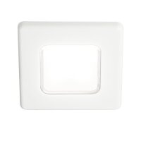 Deckenleuchte quadrat EuroLED75 190lm 5000K Kunststoff...