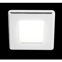 Deckenleuchte quadrat EuroLED75 190lm 5000K Chrom HELLA...