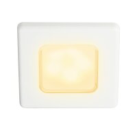 Deckenleuchte quadrat EuroLED75 190lm 2700K Kunststoff...