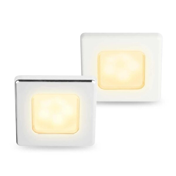 Deckenleuchte quadrat EuroLED75 190lm 2700K Chrom HELLA MARINE warmes weiß