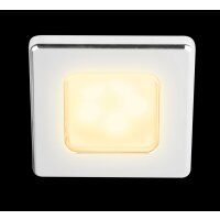 Deckenleuchte quadrat EuroLED75 190lm 2700K Chrom HELLA...