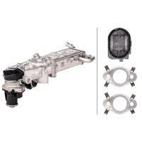 AGR-Modul elektrisch HELLA mit AGR-Kühler mit...