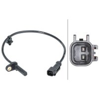 Sensor Raddrehzahl hinten 2-polig HELLA für FORD...