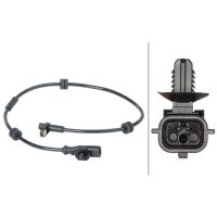 Sensor Raddrehzahl hinten HELLA für FORD FIESTA VI...