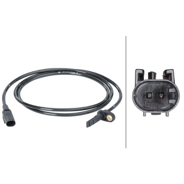 Wheel Speed Sensor 2-pole active sensor HELLA for e.g. IVECO DAILY