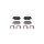 Brake pad set, disc brake 17.5mm HELLA for CADILLAC CT6 and others