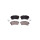 Brake pad set, disc brake 16.9mm HELLA for LAND ROVER Discovery V and others