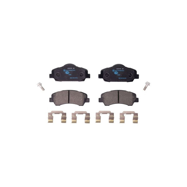 Brake pad set, disc brake 18.7mm HELLA for PEUGEOT 308 SW II and others