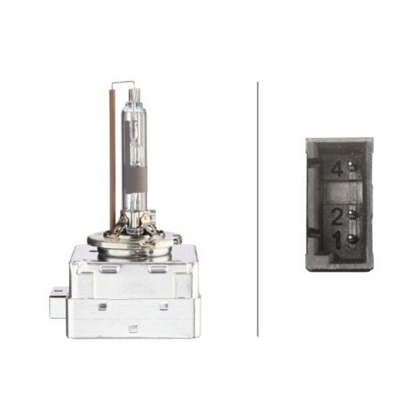 Main headlight bulb 85 V 35 W D1R Pk32d-3 crystal clear HELLA