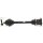 Drive shaft 45 teeth 546mm with screw SPIDAN for AUDI A4 B6