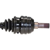 Drive shaft 611mm with nut SPIDAN for OPEL ASTRA G
