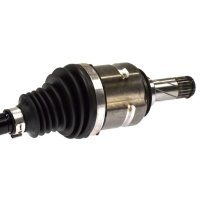 Drive shaft 617mm with nut SPIDAN for OPEL CORSA D