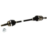 Drive shaft 617mm with nut SPIDAN for OPEL CORSA D