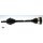 Drive shaft 553mm with nut SPIDAN for VW PASSAT B3/B4