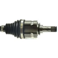 Drive shaft 608mm with nut SPIDAN for OPEL CORSA E