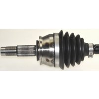 Drive shaft 608mm with nut SPIDAN for OPEL CORSA E