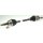 Drive shaft 608mm with nut SPIDAN for OPEL CORSA E