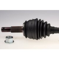 Drive shaft 701mm with nut SPIDAN for RENAULT KADJAR (HA_)