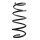 Suspension Spring Front Axle Coil spring with constant wire diameter SPIDAN for e.g. FIAT Punto Evo
