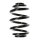 Rear suspension spring coil spring 238mm SPIDAN for BMW 3 Cabriolet