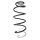 Fahrwerksfeder Vorderachse Schraubenfeder Ø153mm SPIDAN für u.a. CITROËN C4 II