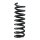 Suspension Spring Rear Axle Coil spring with constant wire diameter SPIDAN for MERCEDES-BENZ CLK Cabriolet