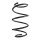 Suspension Spring Front Axle Coil spring with constant wire diameter SPIDAN for MERCEDES-BENZ SLK