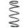 Suspension spring front axle coil spring Ø160mm SPIDAN for e.g. VOLVO S40 I
