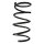 Suspension spring front axle coil spring Ø172mm SPIDAN for e.g. SUBARU Tribeca