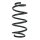 Suspension Spring Rear Axle Coil spring with constant wire diameter SPIDAN for e.g. MERCEDES-BENZ B-Klasse