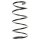 Suspension spring front axle coil spring Ø170mm SPIDAN for e.g. BMW 3 Series