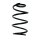 Suspension spring front axle coil spring Ø179mm SPIDAN for e.g. FORD Galaxy