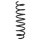 Suspension Spring Rear Axle Coil spring with constant wire diameter SPIDAN for BMW 7er